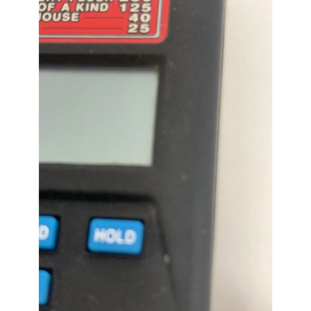 Radica Pocket Poker Royal Flush 3000 Model 1310 Electronic Handheld Game Tested